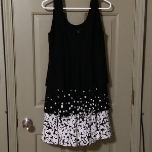 Tiana B summer party dress, layered skirt